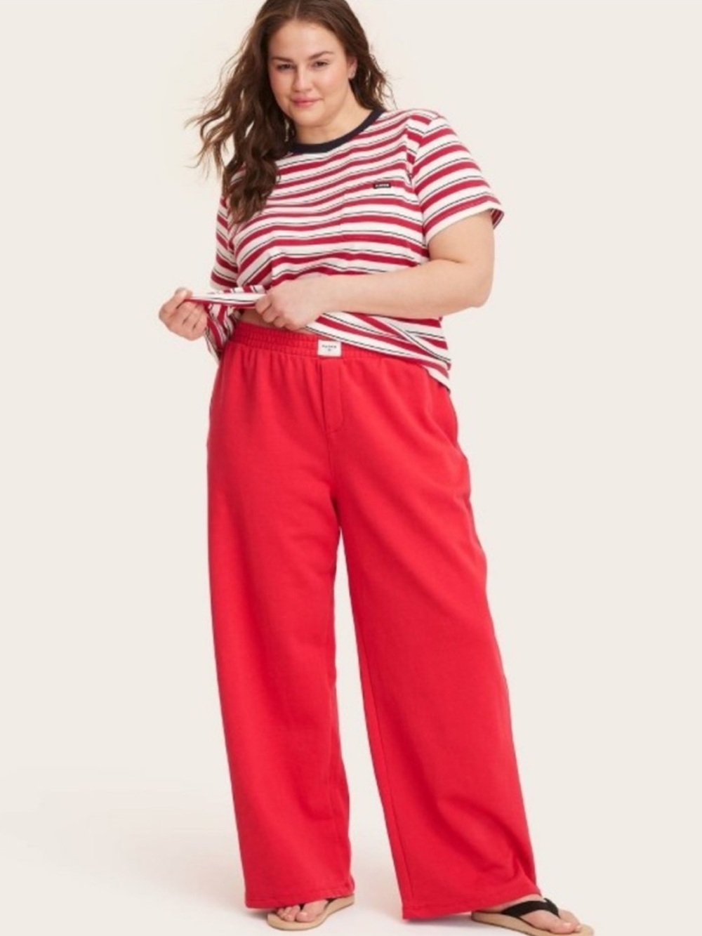 Parke x Target Women's High-Rise Boxer Sweatpants Red Size 1X NWT SOLDOUT